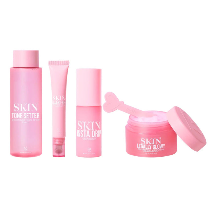 SKIN 4 PIECE SET + SPATULA BEAUTY CREATIONS