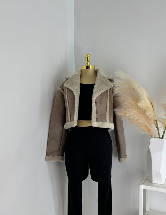 Polly Jacket In Beige